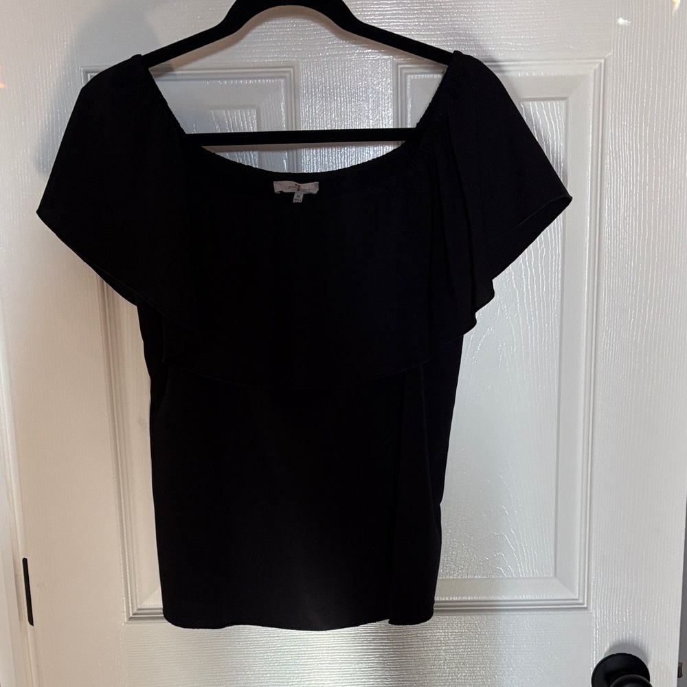 7 For All Mankind Black Women's Blouse